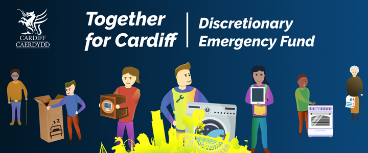 Together For Cardiff Discretionary Emergency Fund banner