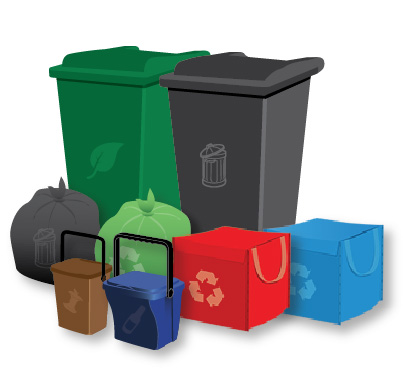 Image of kerbside bins